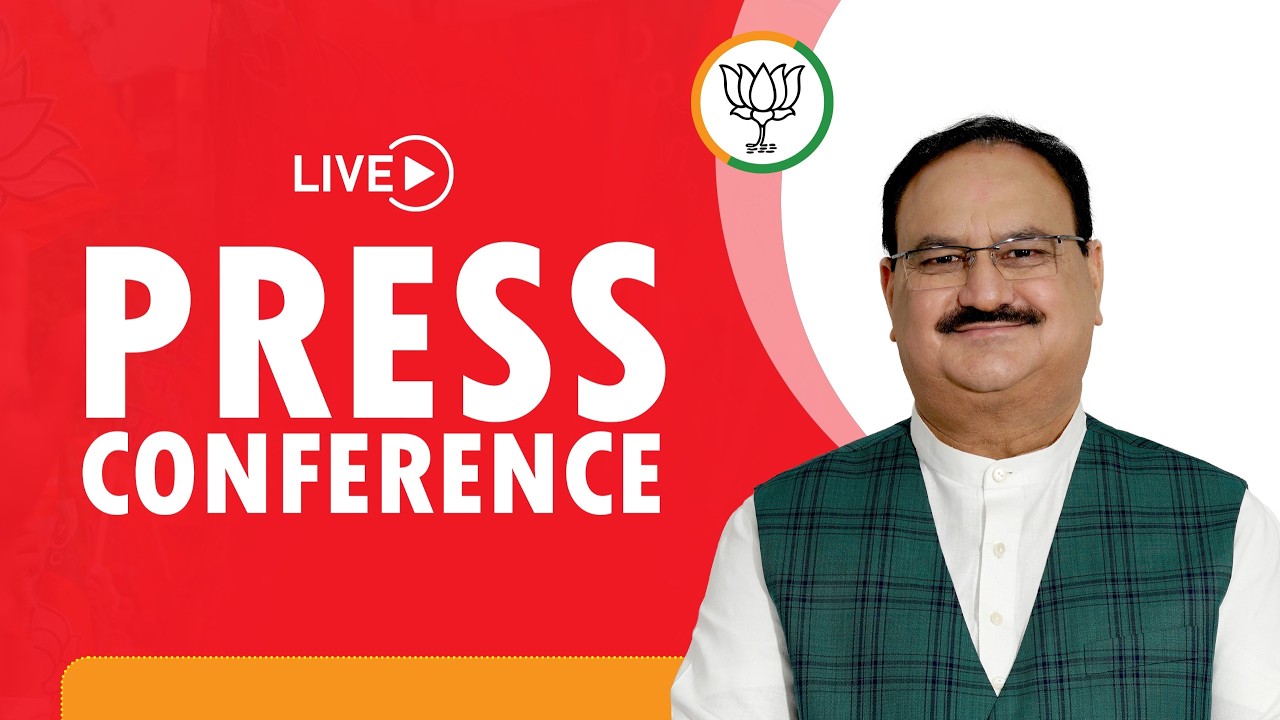 LIVE: J.P. Nadda Responds to Rahul Gandhi's Paper Leak Claims | BJP Press Conference in New Delhi