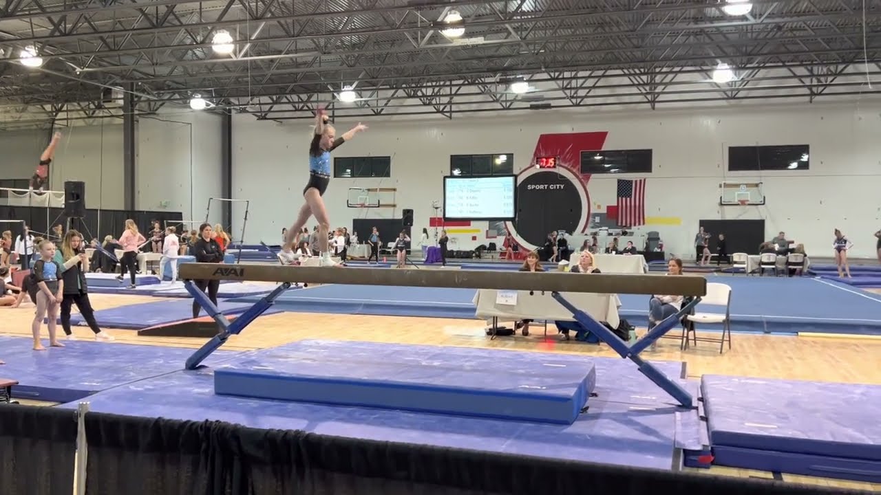 Level 9 Beam Routine - 9.700 Score