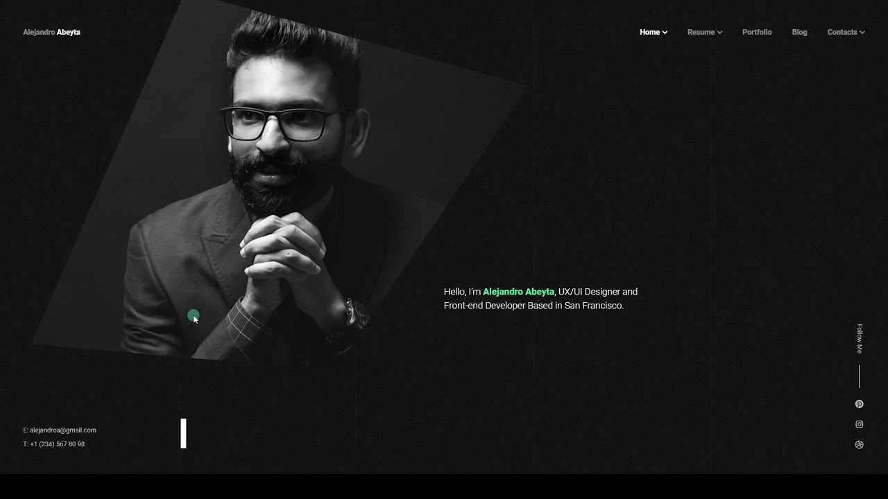 Cvio - CV Resume and Personal Portfolio Jekyll resume jekyll vcard