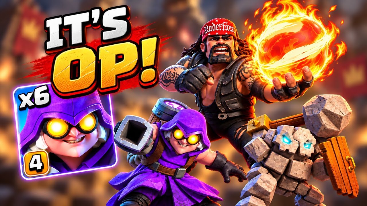 SPAM Ruin Witch + Fireball = OP!!! | TH 18 Attack Strategy Legend 123 + Electro