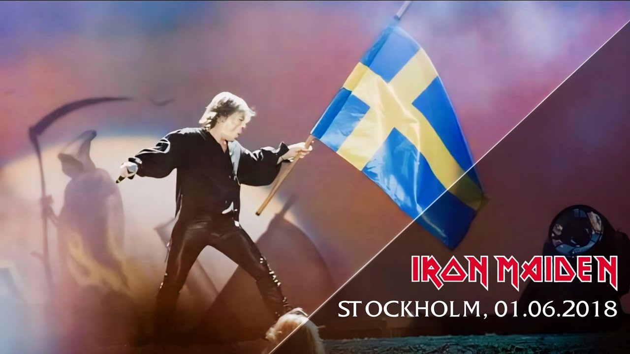 Iron Maiden - Tele2 Arena, Stockholm (01.06.2018) • MULTICAM