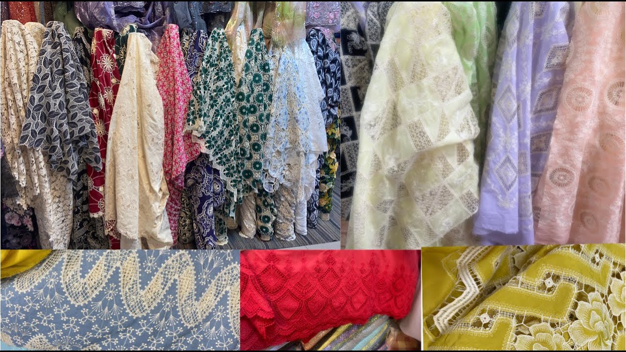 Laser Cutwork Latest Design At Lahore Center | Chicken Kari / Cotton Lawn Summer Lawn Dress