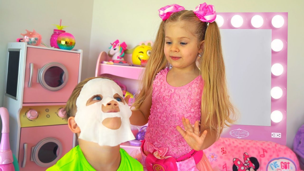 Диана играет в Салон красоты