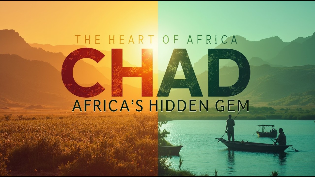 Exploring the Heart of Africa: Aerial View of Lake Chad