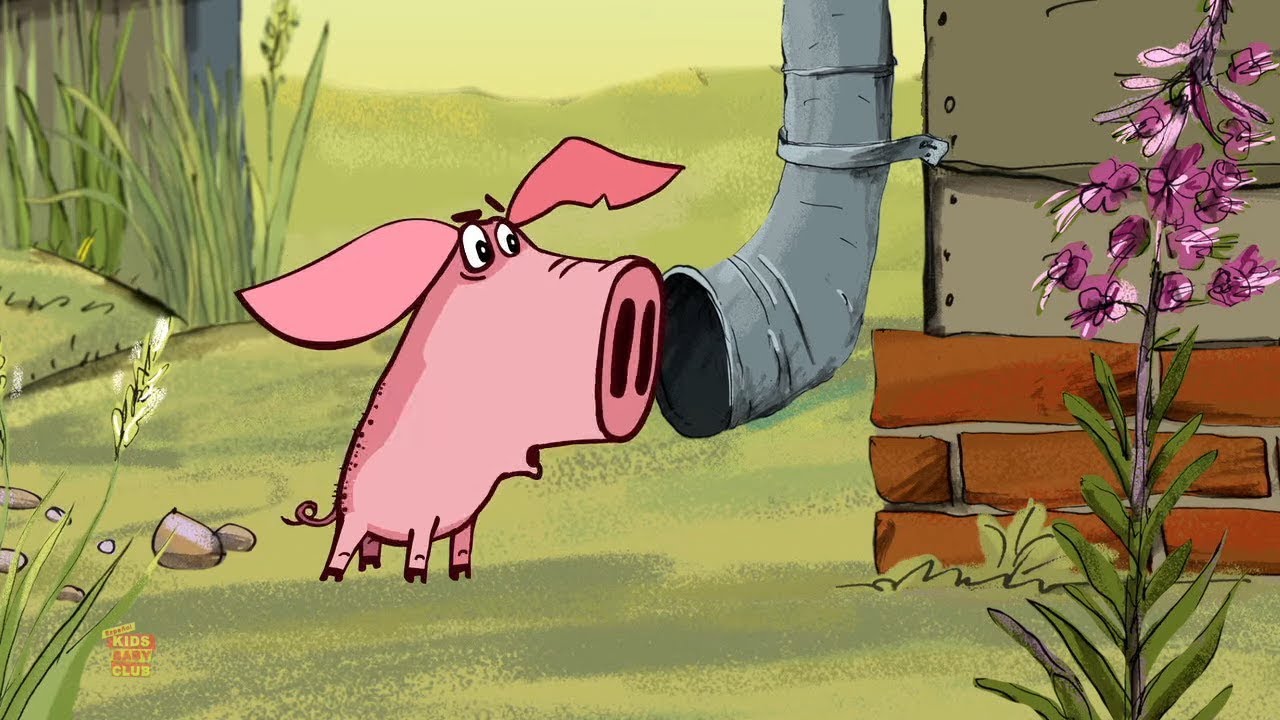 El Cerdito Parte 1 | La niñera | Dibujos animados desde Rusia | Kids Baby Club Espanol