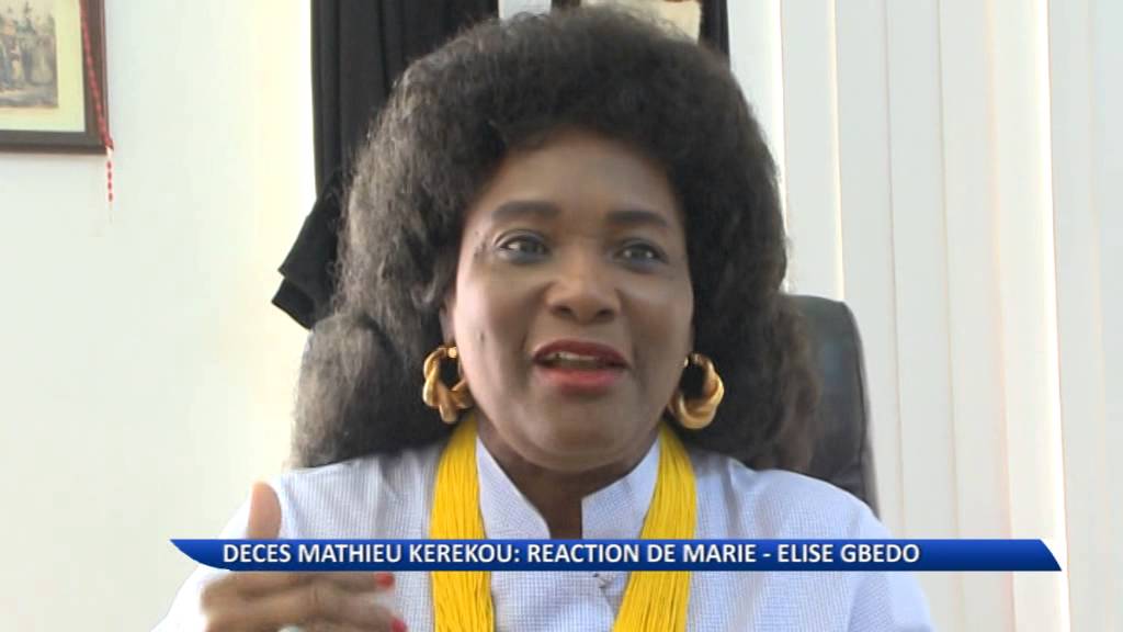 Marie-Elise Gbèdo réagit au décès de Mathieu Kérékou
