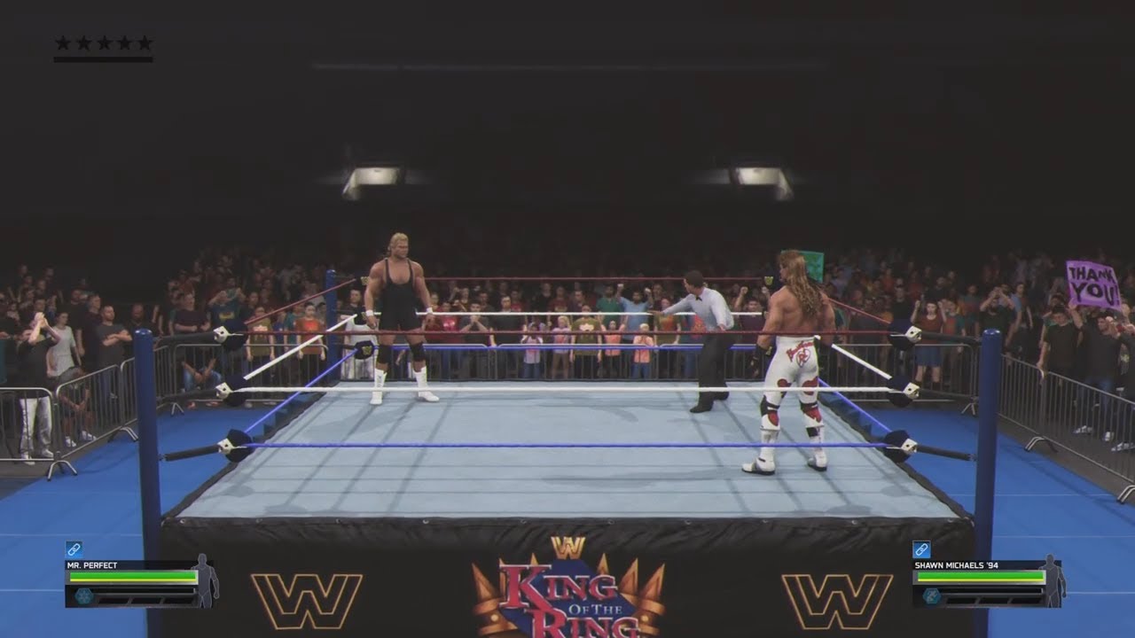 Mr. Perfect vs. Shawn Michaels King of the Ring on WWE 2K25