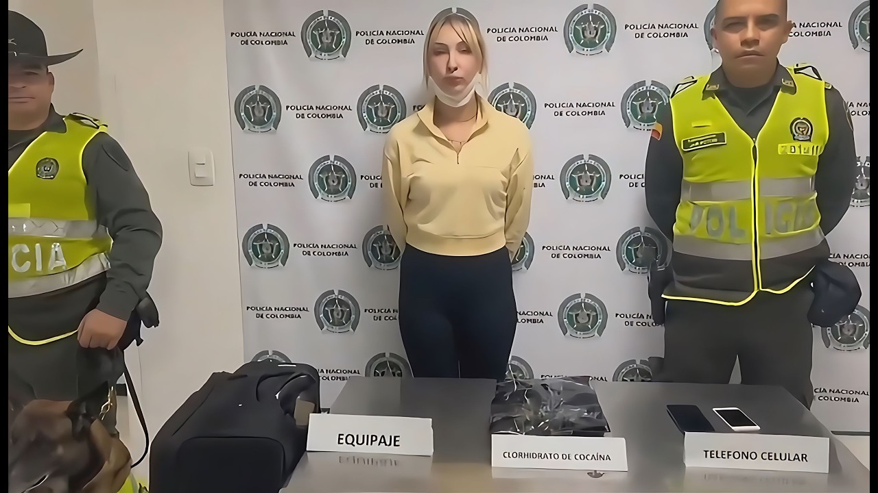 De La PLAYA A La CARCEL, RUBIA ALEMANA DETENIDA EN COLOMBIA PUSO EL AEROPUERTO EN ALERTA
