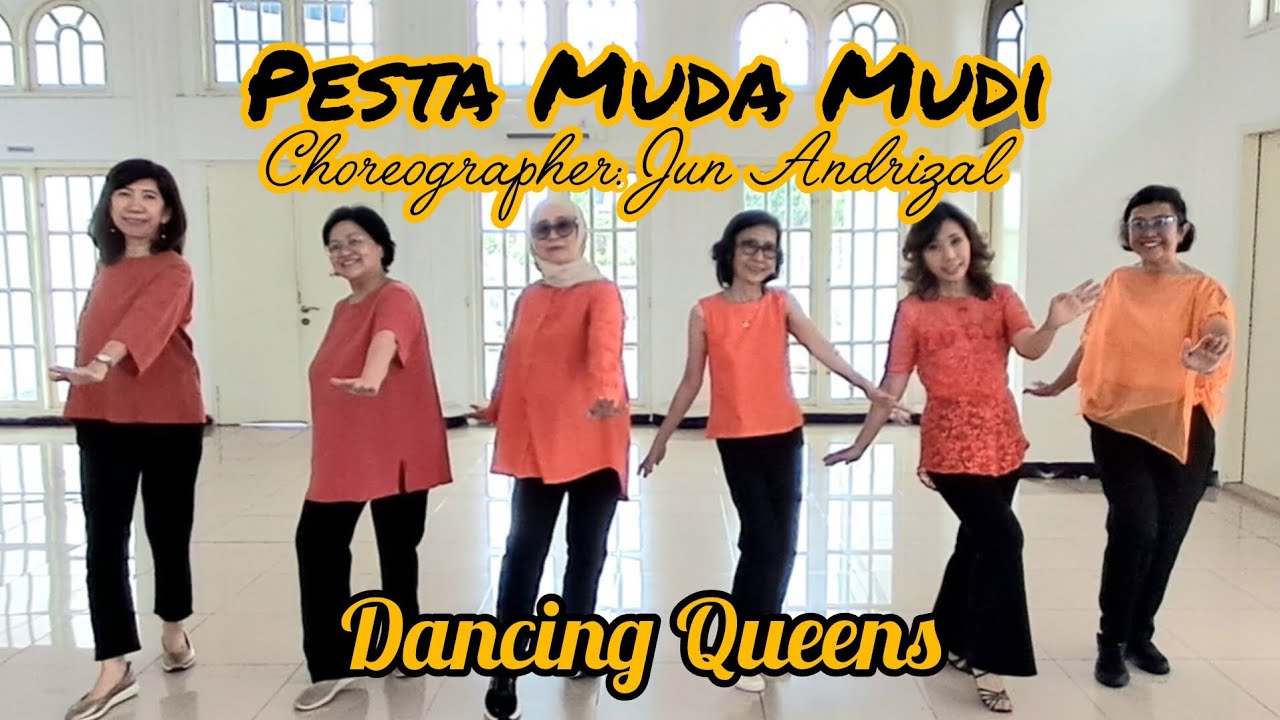 Pesta Muda Mudi - Choreographer: Jun Andrizal (INA), January 2026 - Beginner - Demo- Dancing Queens