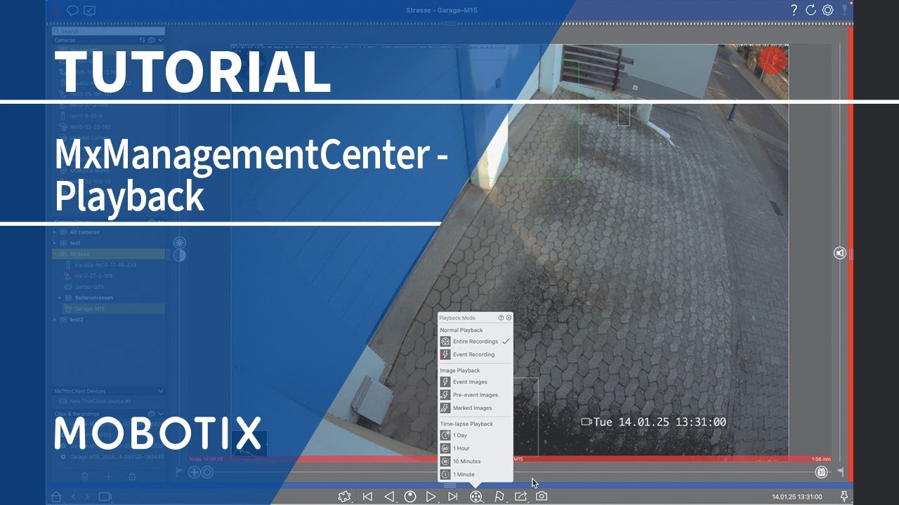 MOBOTIX ManagementCenter - Playback [DE]
