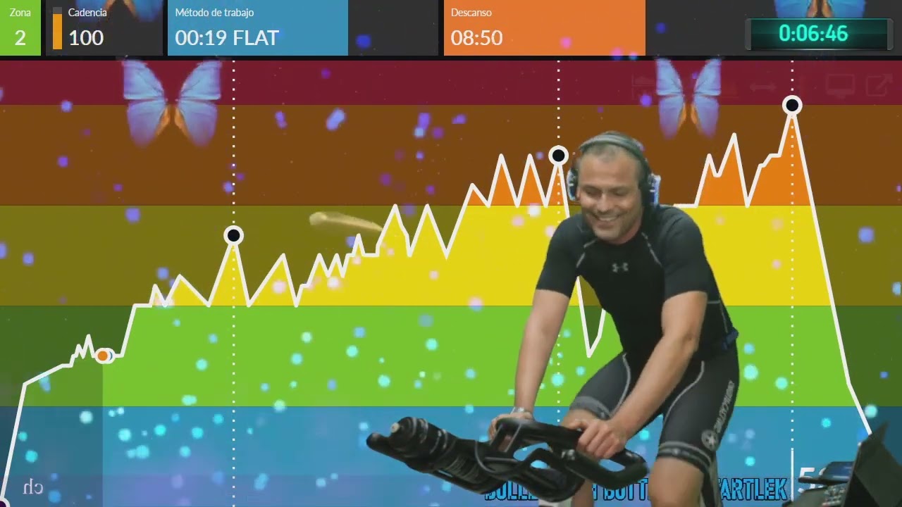 BULLET WITH BUTTERFLY FARTLEK-Lezione Spinning-Indoor Cycling-Luca Simeone