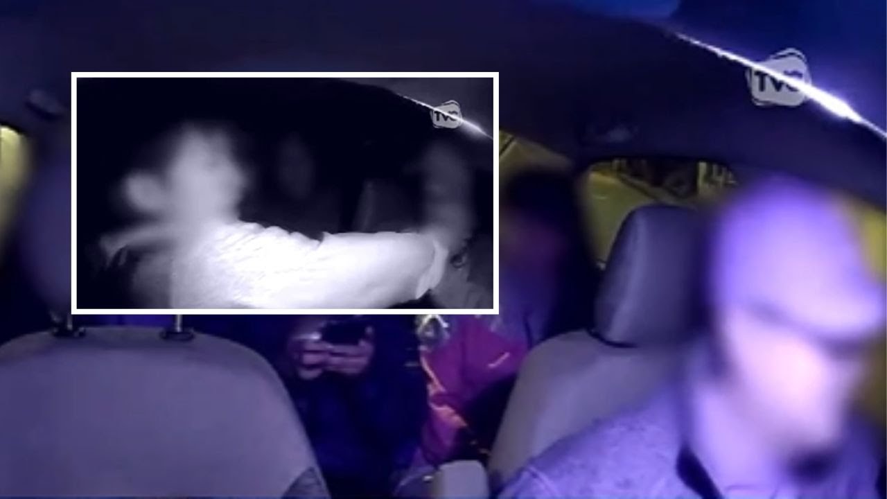Quito: Video muestra brutal asalto a taxista de aplicativo por falsos pasajeros