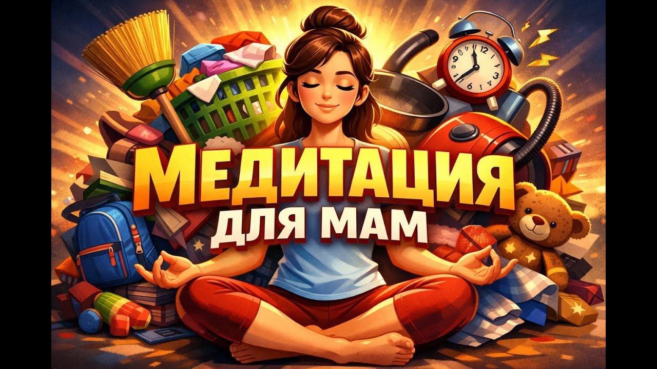 МЕДИТАЦИЯ ДЛЯ УСТАВШИХ МАМ И ДЕВУШЕК: Вернуть себя за 15 минут