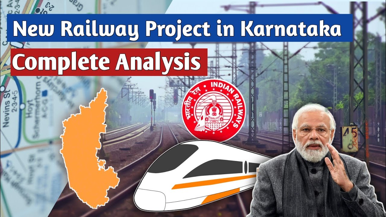 New Railway Project in Karnataka| #india #karnataka #currentaffairs #upsc #news #ias #makeinindia