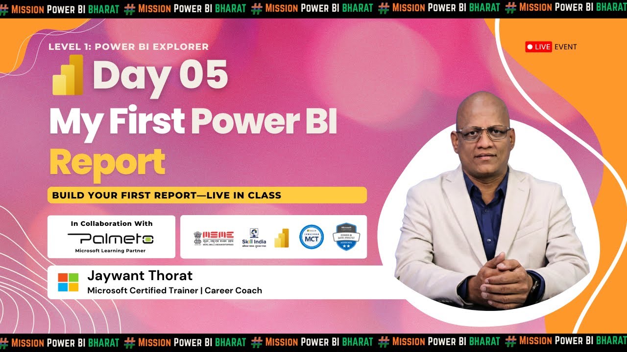 Power BI Report Building Explained | HR Attrition Dashboard (Day 5)