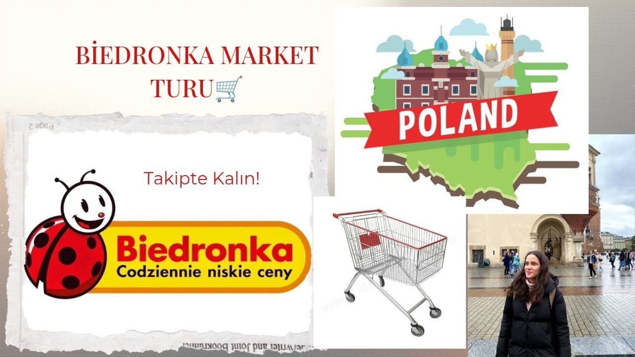 Polonya’nın zincir marketi Biedronkadayım🛒