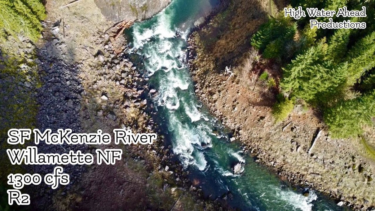 Rafting the South Fork of the McKenzie River ~ 1300 CFS ~ Winter Rafting in Oregon