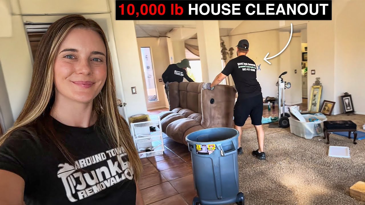 Whole House Cleanout In Cave Creek Az - Junk Removal 10,000 lbs 55 cubic yards 