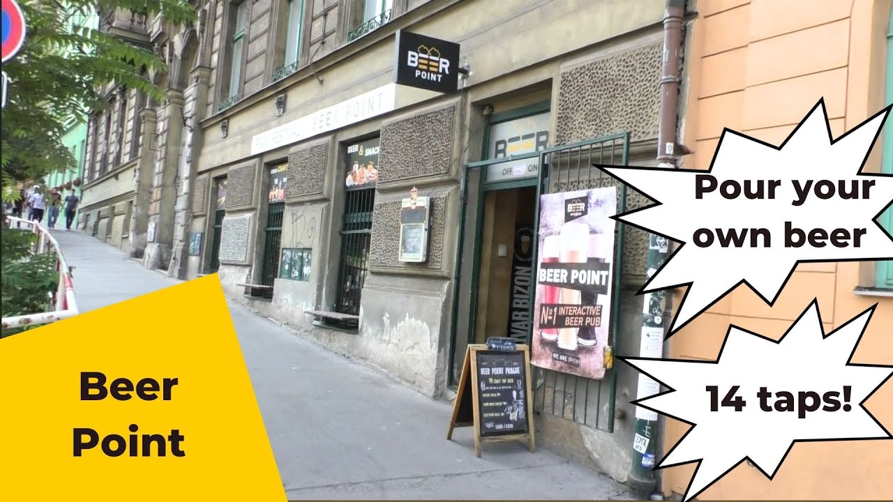 Beer Point Interactive Pub—or self-serve.