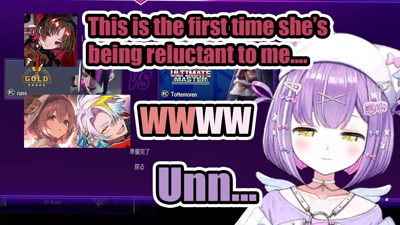 The Game Runa Is Not Excited To Play with Ren【VSPO / Eng Sub】