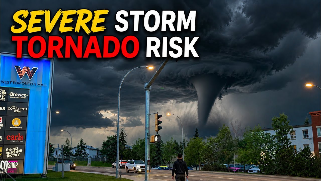 ⚠️ SEVERE WEATHER HITS EDMONTON 🇨🇦TODAY! 🌩️🌪️ ,July 25, 2026