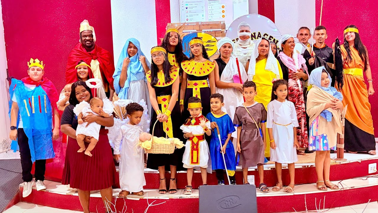 Desfile de personagens bíblico 