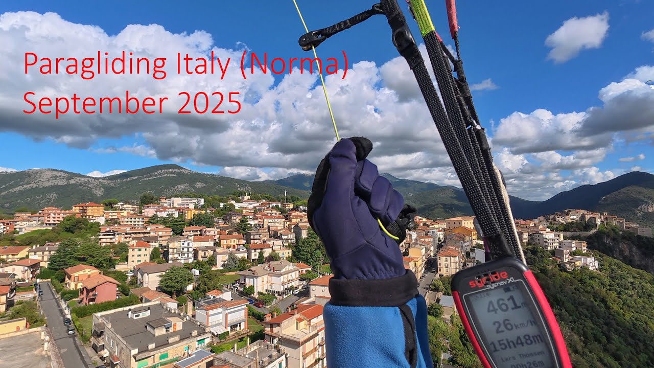 Paragliding Italy (Norma) September 2025