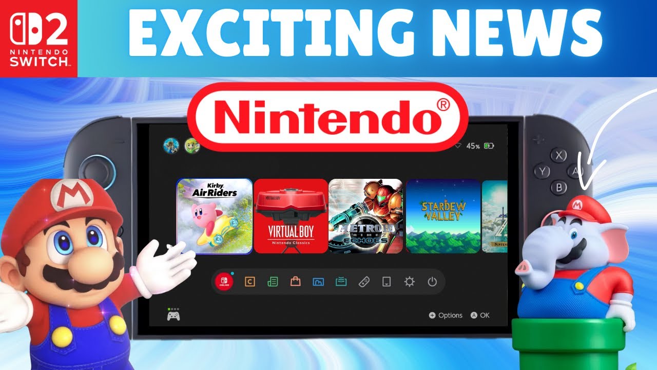 Exciting Nintendo news just appeared