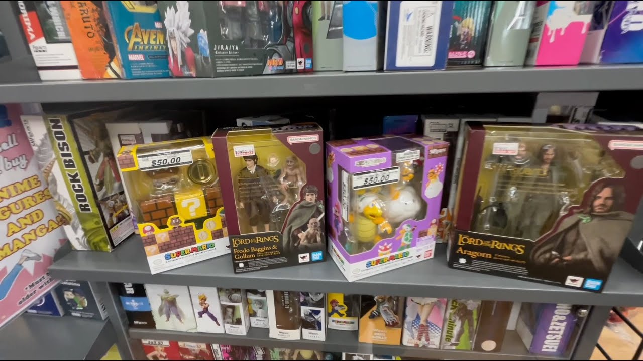 Action Figures, Anime Figures, Godzilla, Halo, S.H Figuarts, Lord of the Rings, Super Mario,