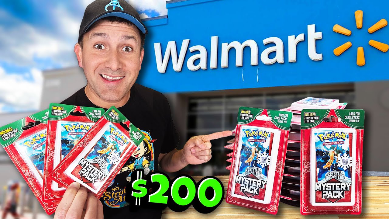 We Spent $200 on Wal-Mart Mystery Packs to find some CHASE Packs!