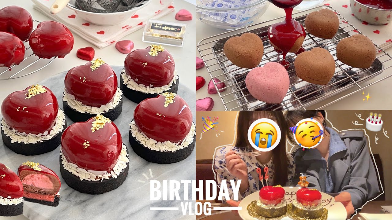 [VLOG] Празднование дня рождения друга🎂 с приготовлением торта👩🏻‍🍳💘