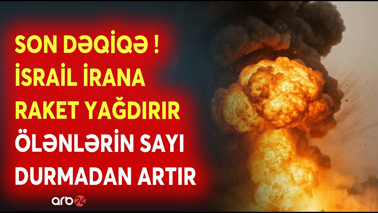 TƏCİLİ! İsrail İrana RAKETLƏRLƏ ZƏRBƏ ENDİRİR: Şəhərlər BOMBARDMAN EDİLİR - Böyük hücum başladıldı