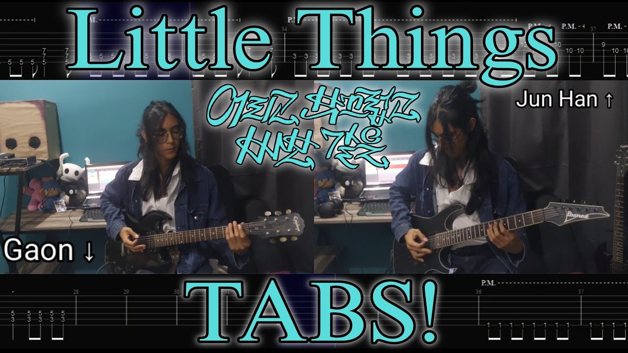 Xdinary Heroes - Little Things (어리고 부끄럽고 바보 같은) | Guitar Cover + TABS | Just like Jun Han and Gaon!