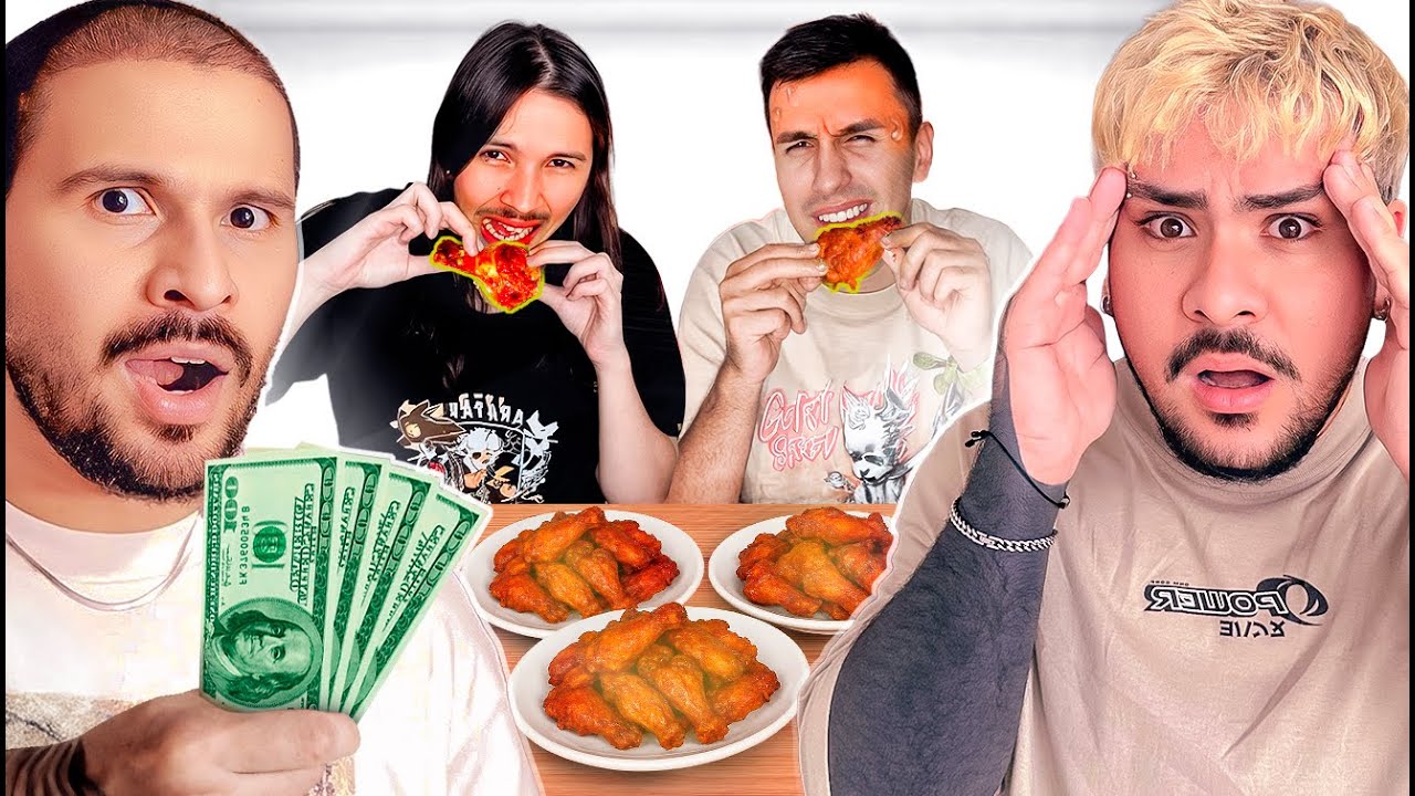 EL QUE COMA MÁS ALITAS PICANTES GANA $200.000!🔥