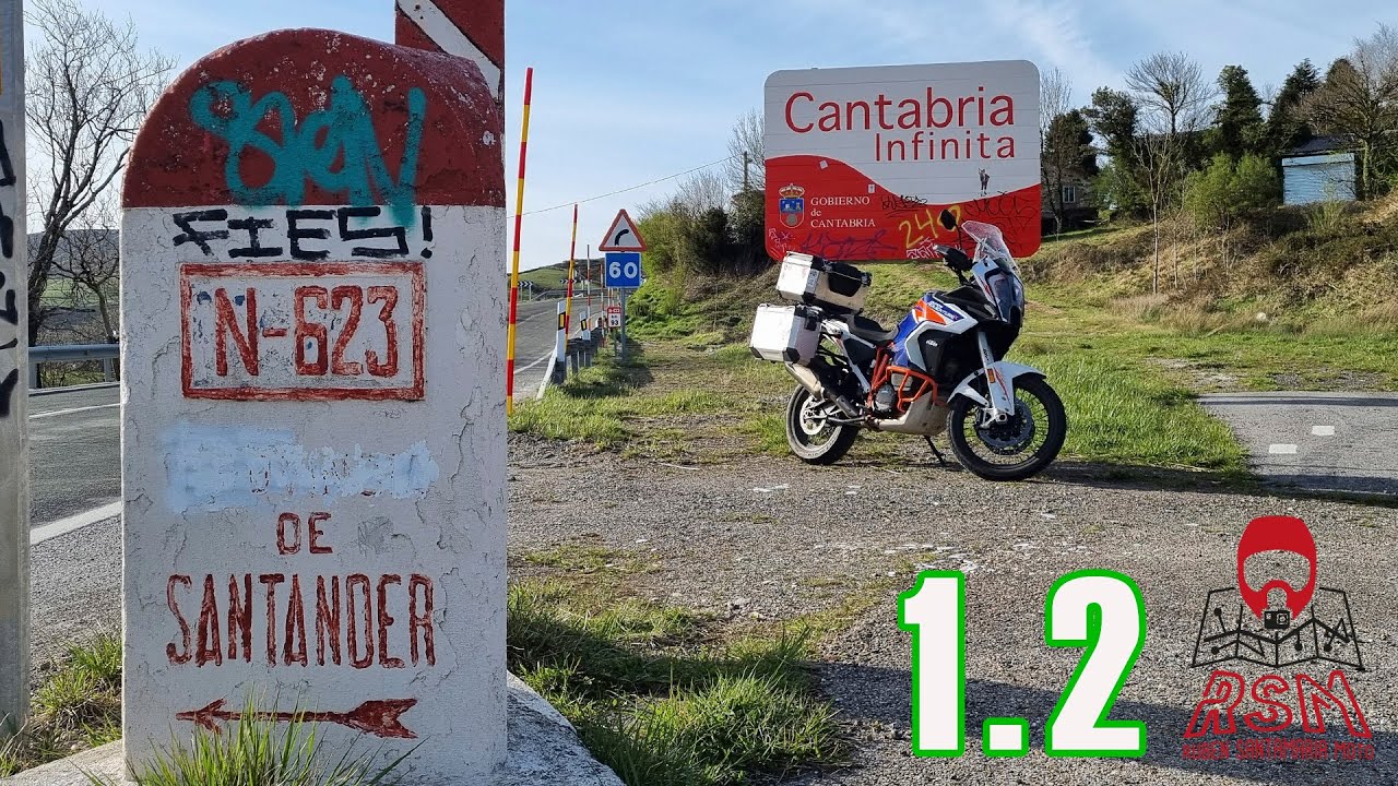 ESPAÑA en MOTO | DÍA 1 PARTE 2 | SOTRES - PUERTO DEL ESCUDO - PIRAMIDE DE LOS ITALIANOS