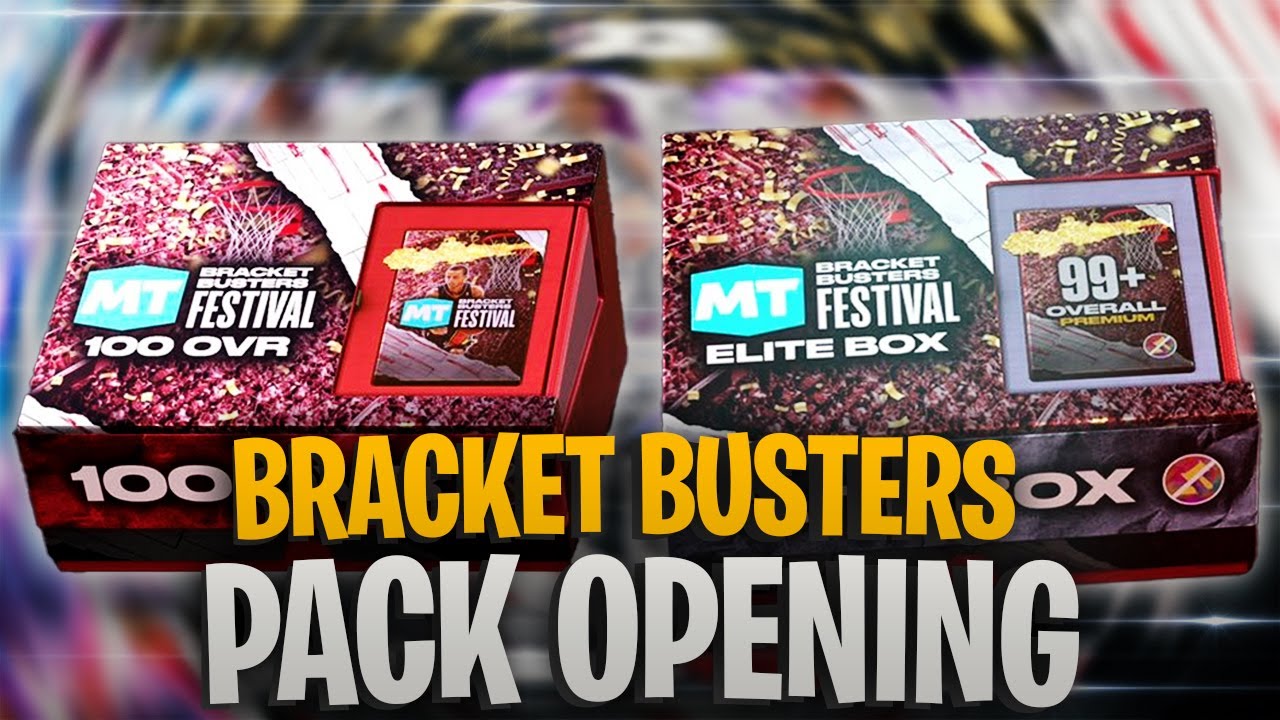 I OPENED A 100 OVR BOX & ELITE BOX FOR NEW BRACKET BUSTER CARDS IN NBA 2K25 MYTEAM!