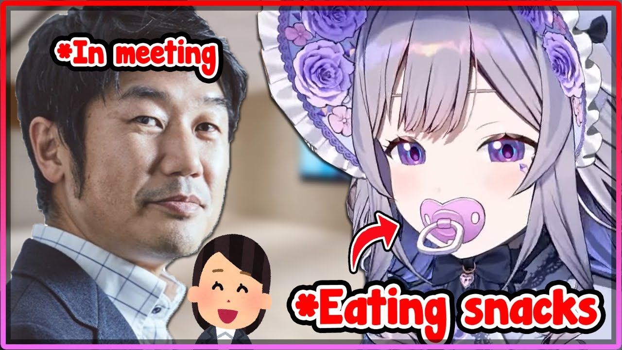 [ENG SUB/Hololive] Biboo finally met Yagoo in person, but she's just a random kid in a meeting