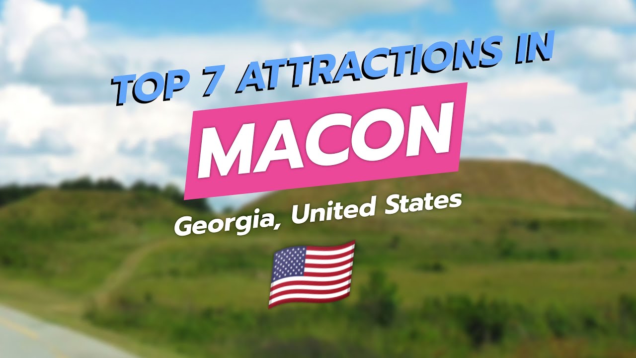 7 главных достопримечательностей города Мейкон, штат Джорджия 🇺🇸 | Курганы Окмалги, Хей-Хаус и мн...