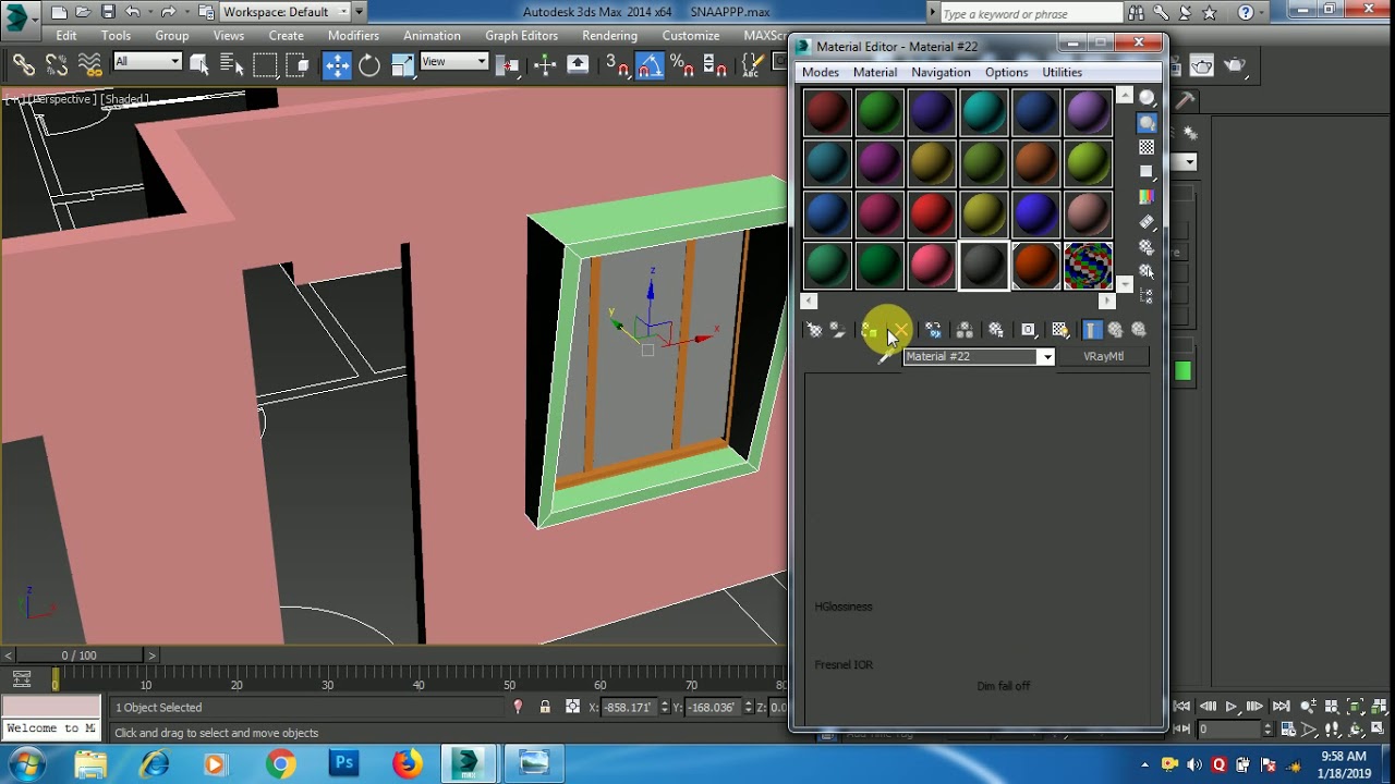How to make windows and doors in 3ds Max