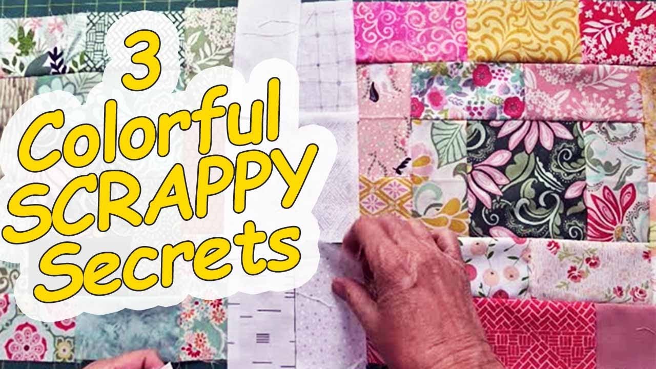 3 Big Secrets to Creating a COLORFUL Quilt Block like a Pro Quilter #scrappy #scrappyquilt