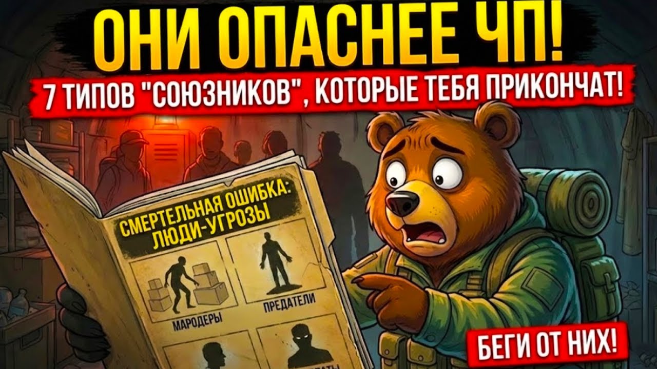 Хуже Мародеров: 7 Типов Людей, Которые Погубят Тебя При ЧП.
