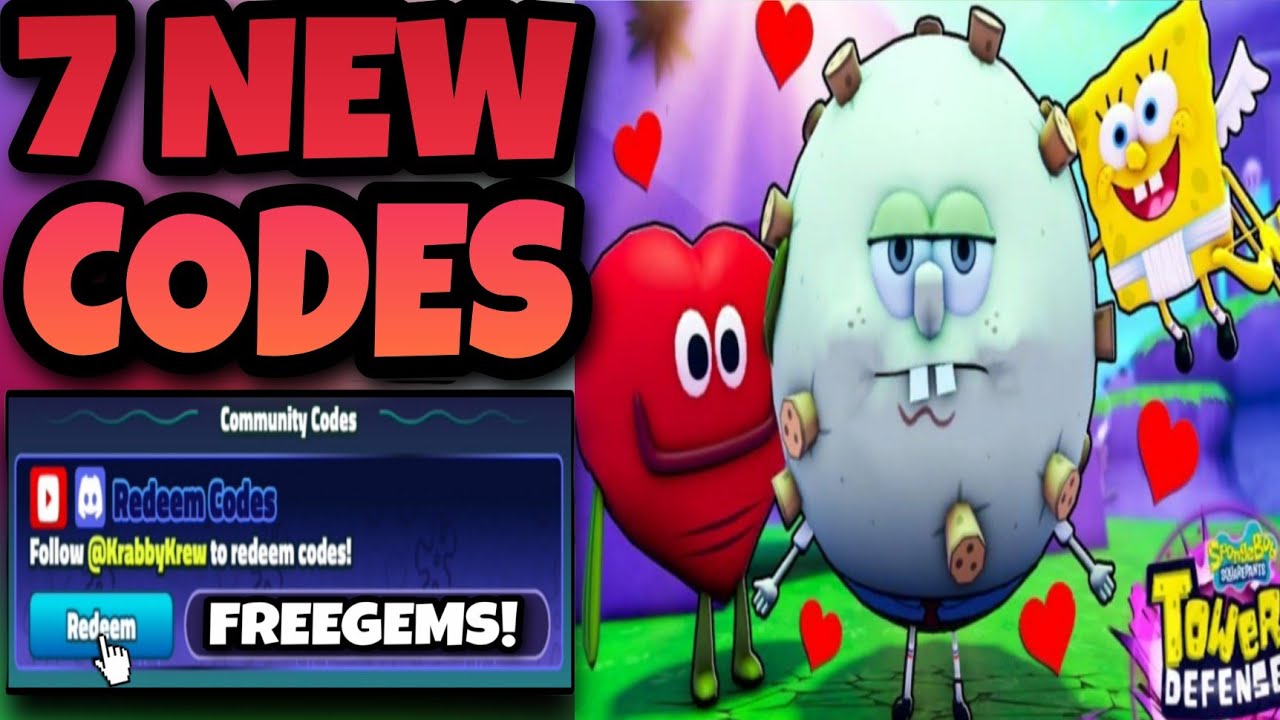 *NEW CODES* ALL WORKING CODES FOR SPONGEBOB TOWER DEFENSE 2026 - ROBLOX SPONGEBOB TD CODES 2026