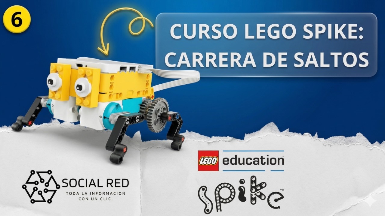 LEGO Spike Prime - Clase 6: Carreras de Saltos de Robot 🏃🤖