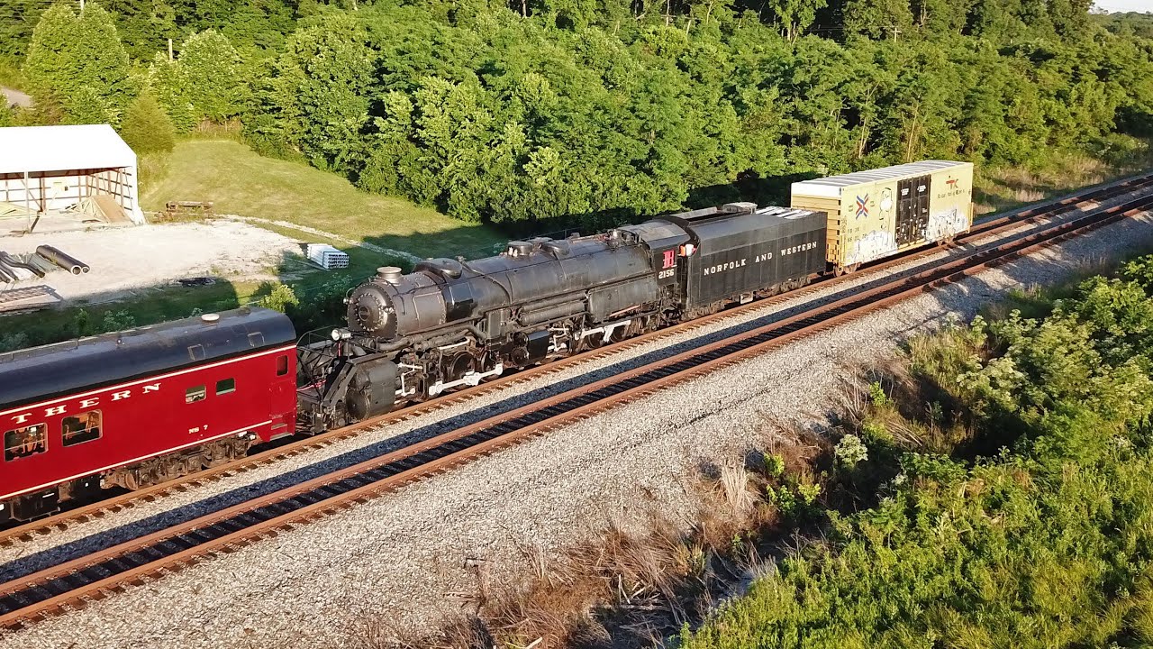 Norfolk and Western 2156 Passes Through Southern Ohio, Bound For St. Louis 2020