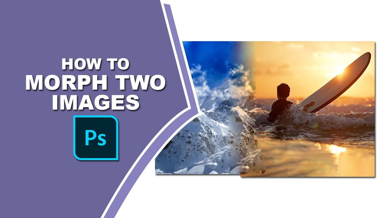 How to morph two images in Photoshop cs6