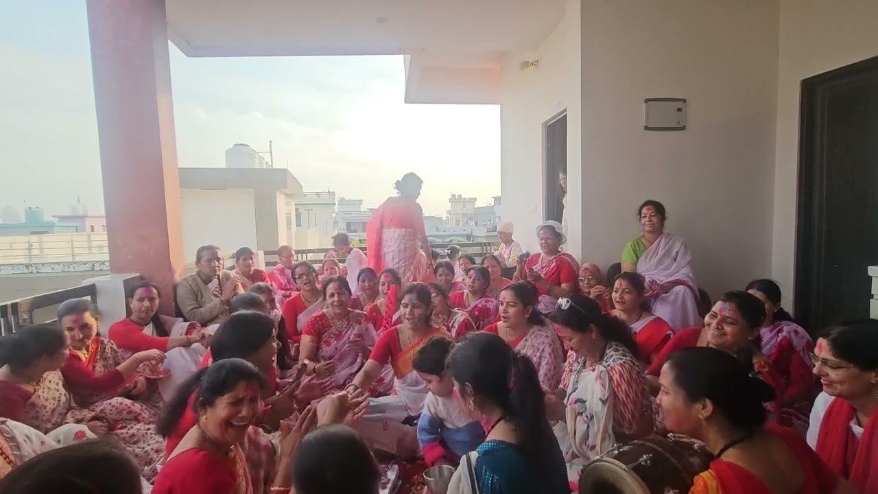सैया साड़ी हमारी रंगाई क्यों ना दे।khushi joshi holi।new LATEST holi।kumauni holi।mahila holi। f