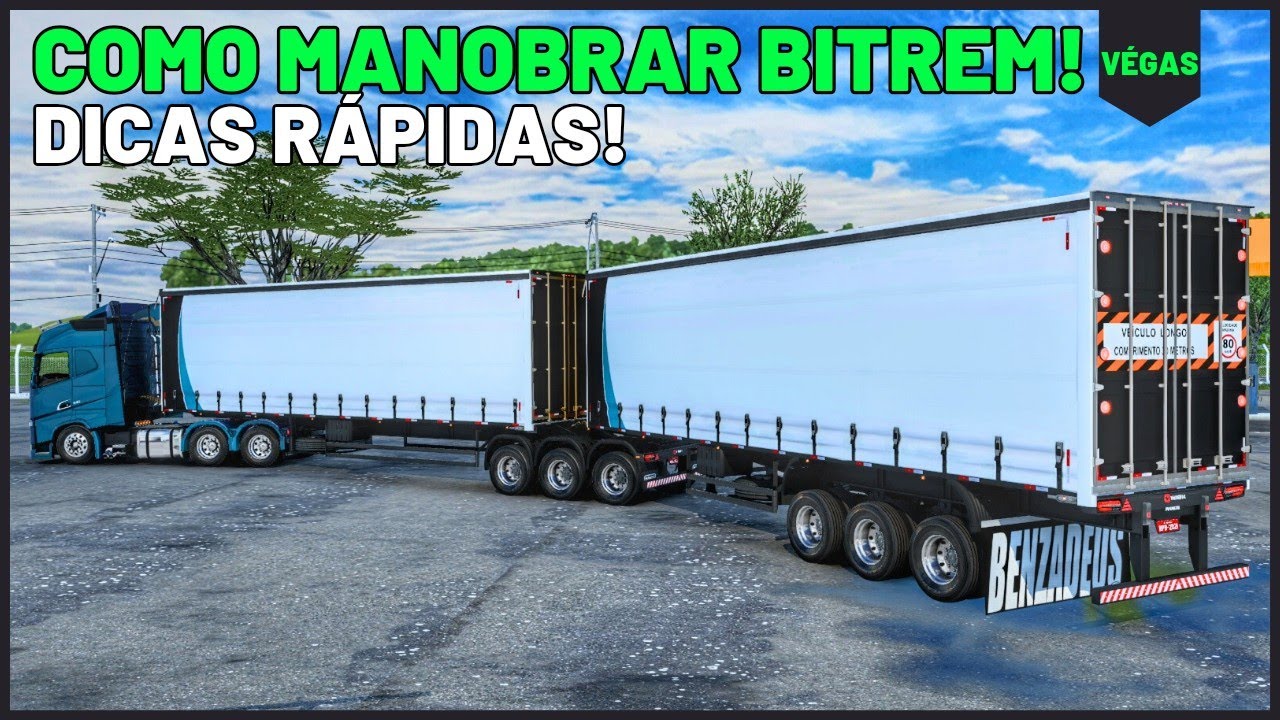 Como manobrar BI-TREM - tudo que você precisa saber:  DICAS ETS2