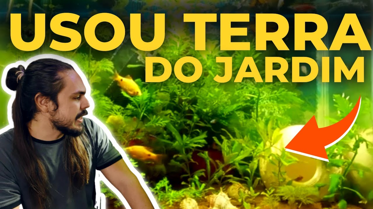 🔴SUBSTRATO DE JARDIM NO AQUÁRIO DO INSCRITO HUGO! |Mr. Betta|
