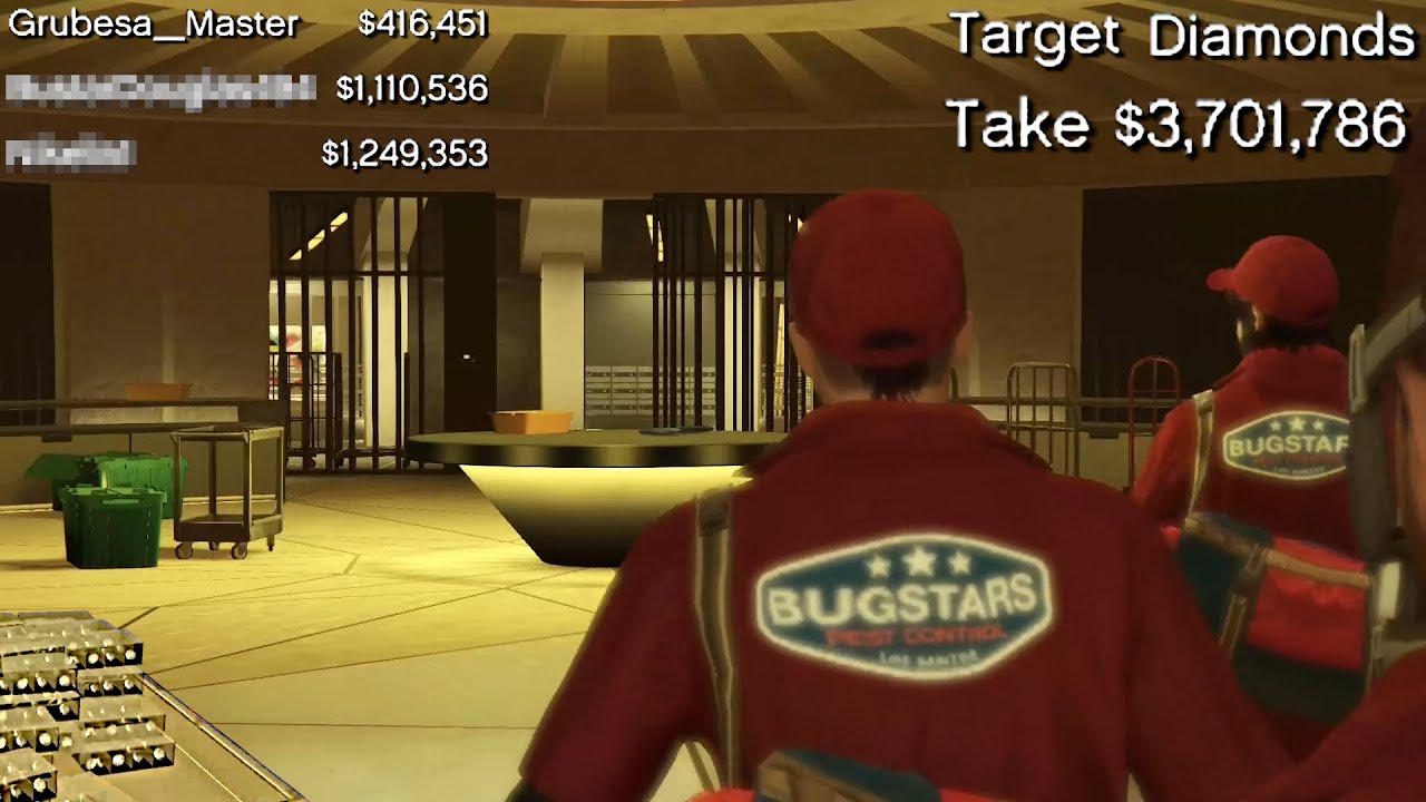 Casino Heist Full Take DIAMONDS 3 players Undetected GTA ONLINE