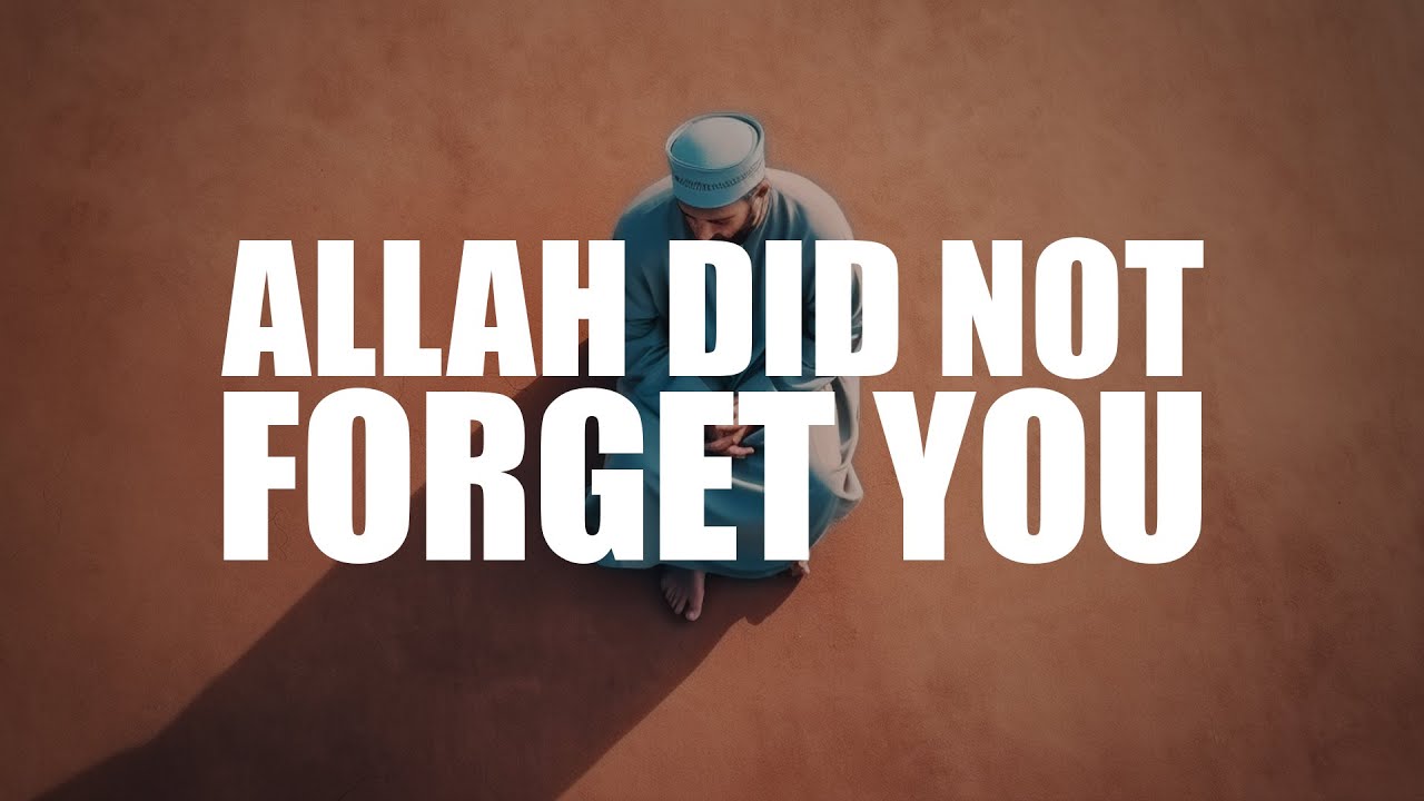 ALLAH DID NOT FORGET YOU